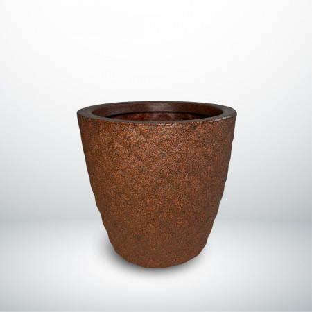 Vaso Abacaxi - Cor Ferrugem