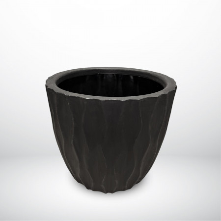 Vaso Ondas G - Cor Preto